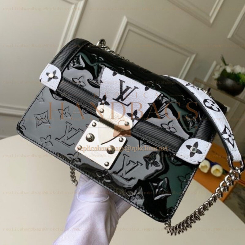 Replica Louis Vuitton Black Gray Graphic Wynwood