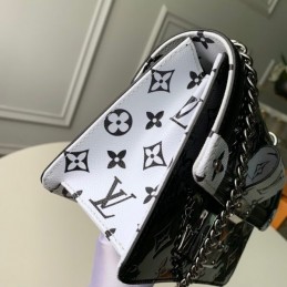 Replica Louis Vuitton Black Gray Graphic Wynwood