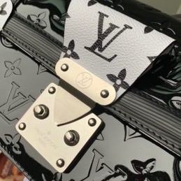Replica Louis Vuitton Black Gray Graphic Wynwood