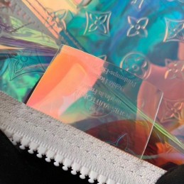 Replica Louis Vuitton Transparent Multicolor Keepall Bandouliere 50