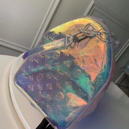 Replica Louis Vuitton Transparent Multicolor Keepall Bandouliere 50