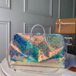 Replica Louis Vuitton Transparent Multicolor Keepall Bandouliere 50