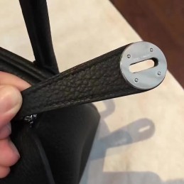 Replica Hermes Black Fuchsia Lindy 30 Bag