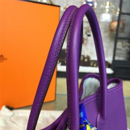 Replica Hermes Purple Garden Party 30 Bag