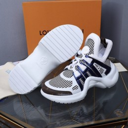 Replica Louis Vuitton White Navy Strap Archlight Trainers Sneakers