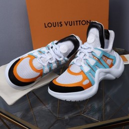 Replica Louis Vuitton White Orange Blue Archlight Trainers Sneakers