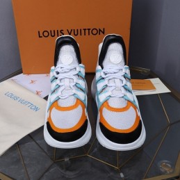 Replica Louis Vuitton White Orange Blue Archlight Trainers Sneakers