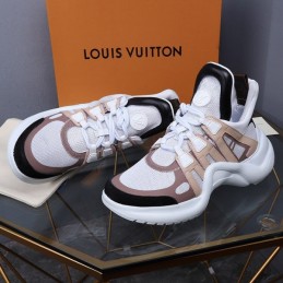 Replica Louis Vuitton White Beige Archlight Trainers Sneakers
