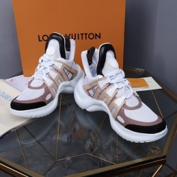 Replica Louis Vuitton White Beige Archlight Trainers Sneakers