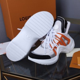 Replica Louis Vuitton White Orange Black Archlight Trainers Sneakers