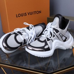Replica Louis Vuitton White Black Archlight Trainers Sneakers - Style 2