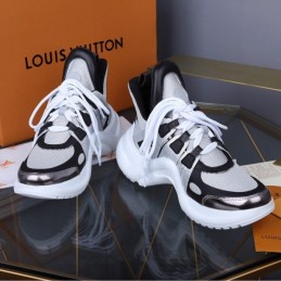 Replica Louis Vuitton White Black Archlight Trainers Sneakers - Style 2