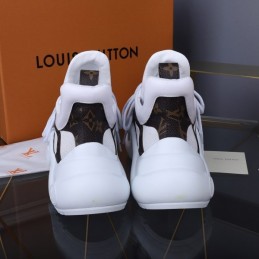 Replica Louis Vuitton White Black Brown Archlight Trainers Sneakers