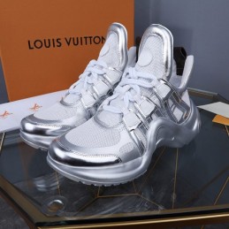 Replica Louis Vuitton Silver White Archlight Trainers Sneakers