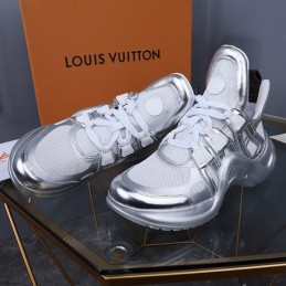 Replica Louis Vuitton Silver White Archlight Trainers Sneakers