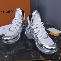 Replica Louis Vuitton Silver White Archlight Trainers Sneakers