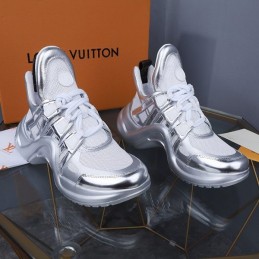 Replica Louis Vuitton Silver White Archlight Trainers Sneakers