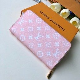 Replica Louis Vuitton Red Oversized LV Zippy Wallet