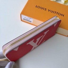 Replica Louis Vuitton Red Oversized LV Zippy Wallet
