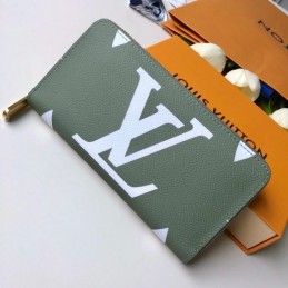 Replica Louis Vuitton Khaki Oversized LV Zippy Wallet