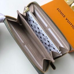 Replica Louis Vuitton Khaki Oversized LV Zippy Wallet