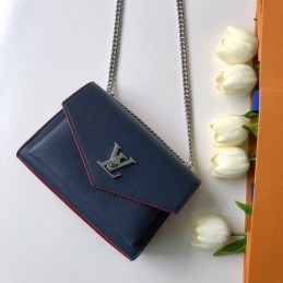 Replica Louis Vuitton Navy Blue MyLockme BB