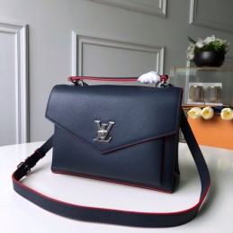 Replica Louis Vuitton Navy Blue Red Trim MyLockme