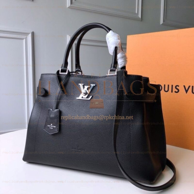Replica Louis Vuitton Black Lockme Day