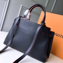 Replica Louis Vuitton Black Burgundy Trim Lockme Day