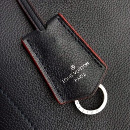 Replica Louis Vuitton Black Burgundy Trim Lockme Day