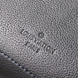Replica Louis Vuitton Black Burgundy Trim Lockme Day