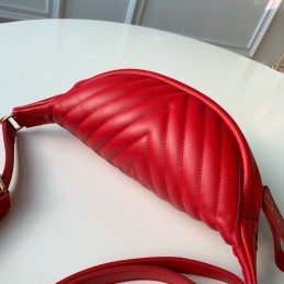 Replica Louis Vuitton Red Quilted New Wave Bumbag
