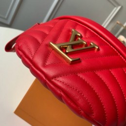 Replica Louis Vuitton Red Quilted New Wave Bumbag