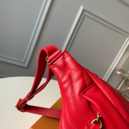 Replica Louis Vuitton Red Quilted New Wave Bumbag