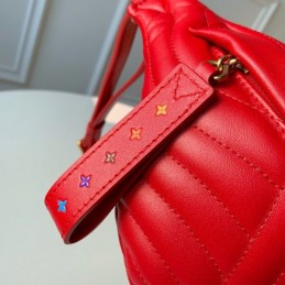 Replica Louis Vuitton Red Quilted New Wave Bumbag