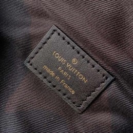 Replica Louis Vuitton Black Quilted New Wave Bumbag
