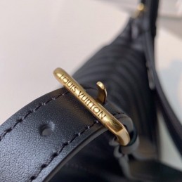 Replica Louis Vuitton Black Quilted New Wave Bumbag