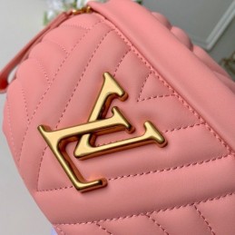 Replica Louis Vuitton Pale Pink Quilted New Wave Bumbag