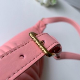 Replica Louis Vuitton Pale Pink Quilted New Wave Bumbag