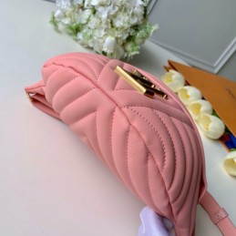 Replica Louis Vuitton Pale Pink Quilted New Wave Bumbag