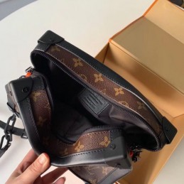 Replica Louis Vuitton Brown Monogram Box Frame Soft Trunk