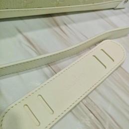 Replica Louis Vuitton White Embossed Monogram Soft Trunk