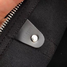 Replica Louis Vuitton Black Damier Graphite Keepall Bandouliere 45
