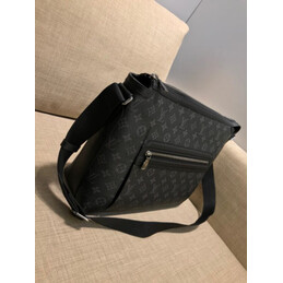 Replica Louis Vuitton Black Monogram Eclipse Odyssey Messenger MM