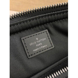 Replica Louis Vuitton Black Monogram Eclipse Odyssey Messenger MM