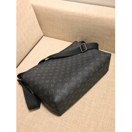 Replica Louis Vuitton Black Monogram Eclipse Odyssey Messenger MM