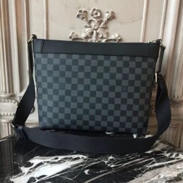 Replica Louis Vuitton Black Damier Graphite Mick PM - Style 2