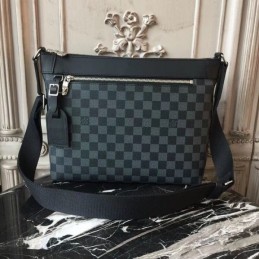Replica Louis Vuitton Black Damier Graphite Mick PM - Style 2
