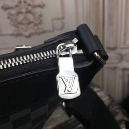 Replica Louis Vuitton Black Damier Graphite Mick PM - Style 2