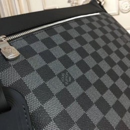 Replica Louis Vuitton Black Damier Graphite Mick PM - Style 2